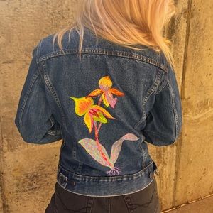 Hand Painted Levi Jean Jacket